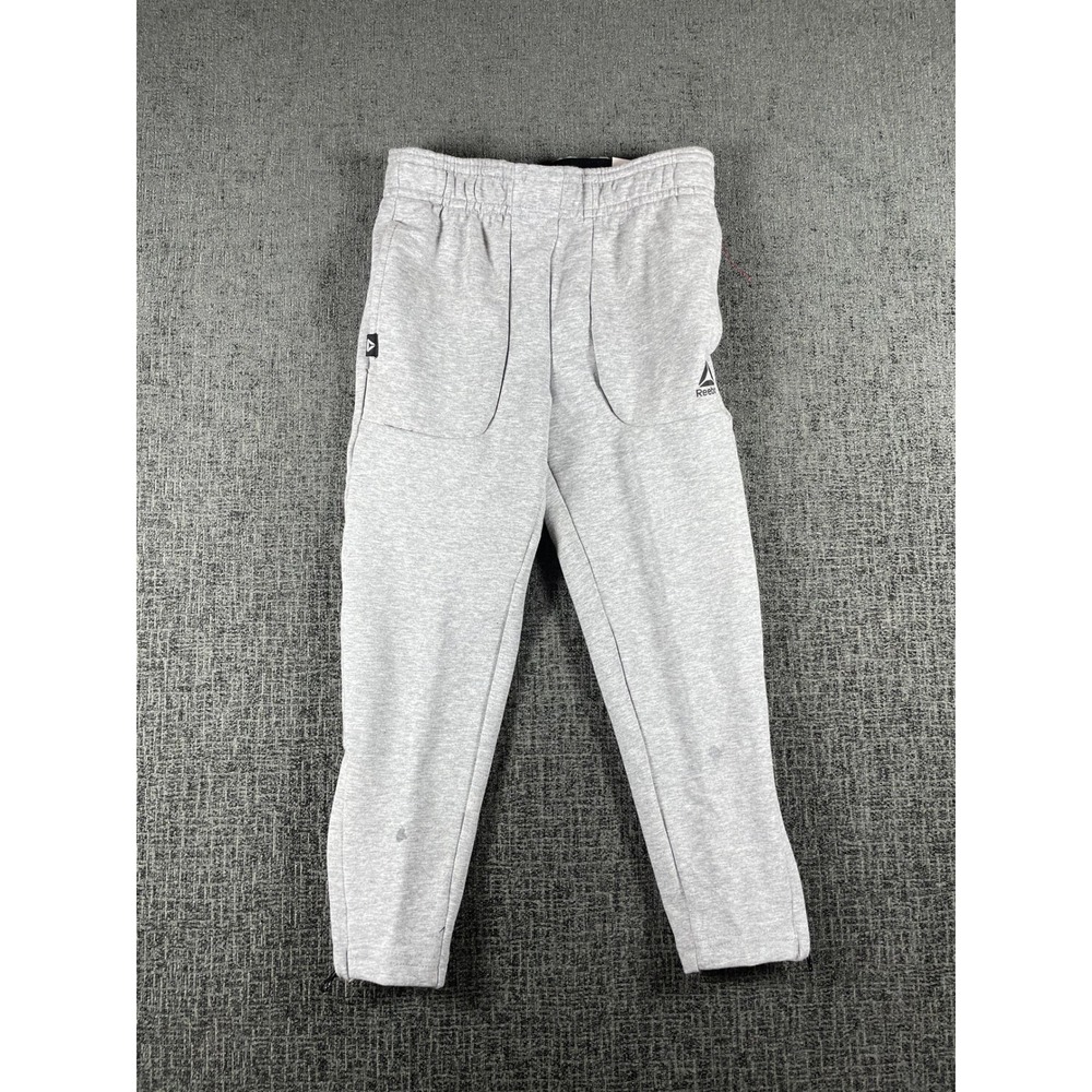 Reebok‎ Toddler Boys Gray Jogger Sweatpants Size 5T Ankle Zip Activewear Pants